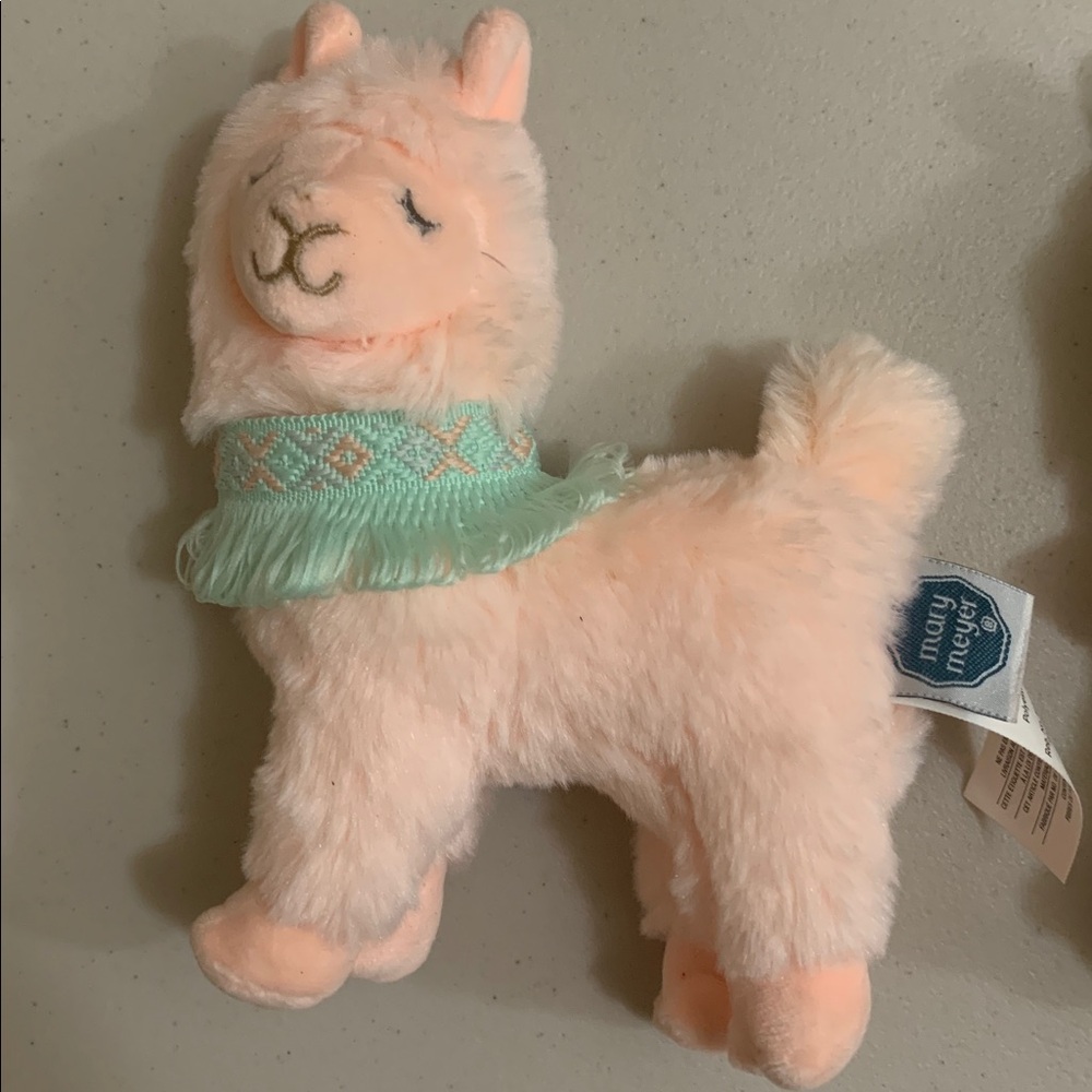 Mary Meyer Lexi Llama Plush Lot Pink Cream Stuffed Animals - Picture 3 of 8